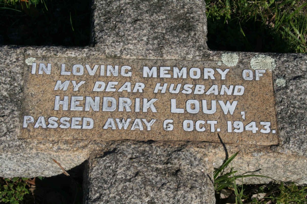 LOUW Hendrik -1943