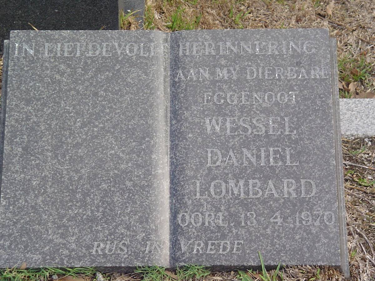 LOMBARD Wessel Daniel -1970