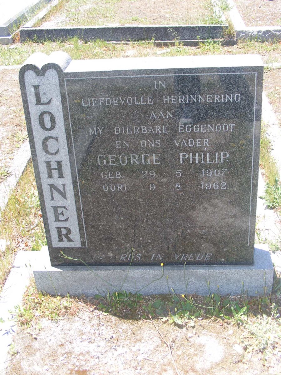 LOCHNER George Philip 1907-1962