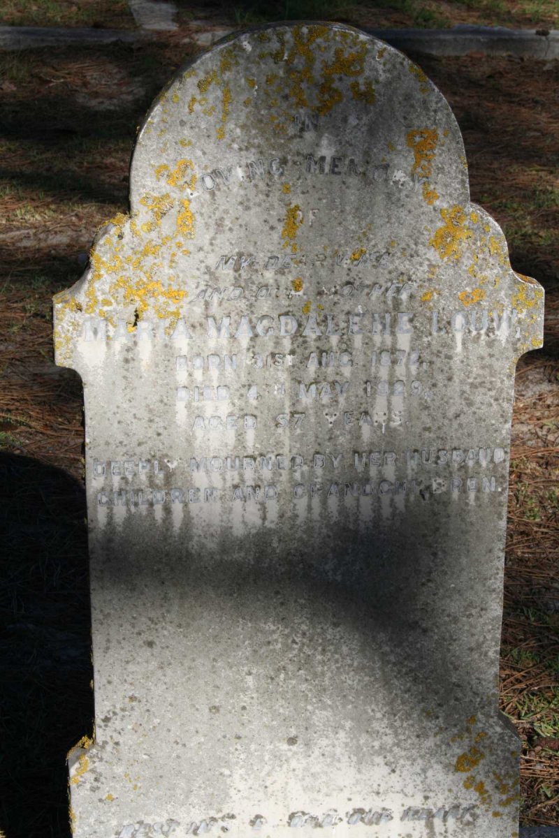 LOUW Maria Magdalene 1872-1929