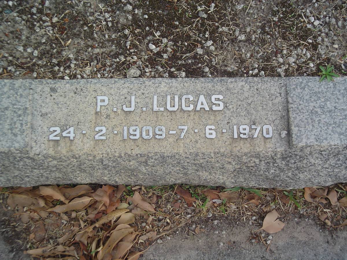 LUCAS P.J. 1909-1970 