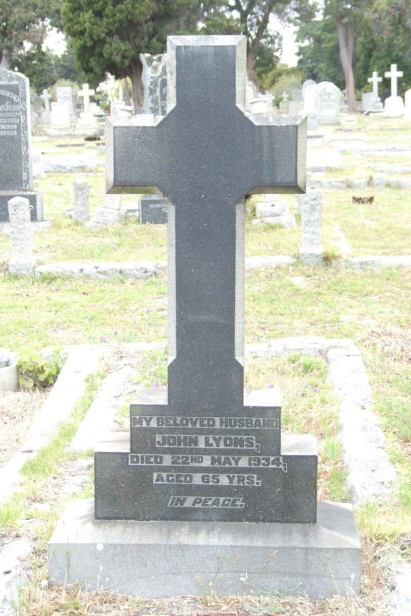 LYONS John -1934