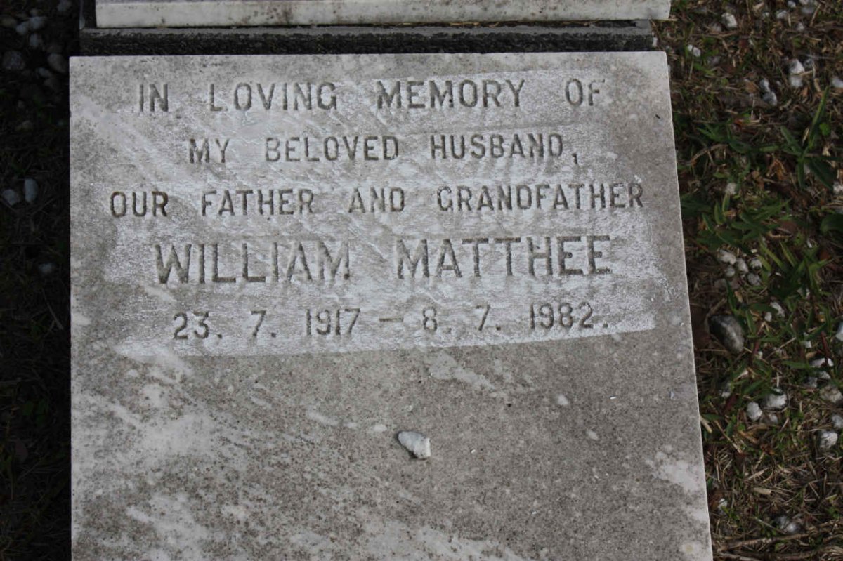 MATTHEE William 1917-1982