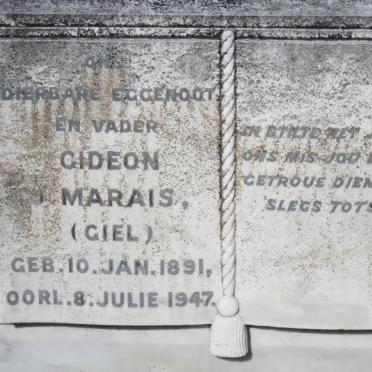 MARAIS Gideon 1891-1947