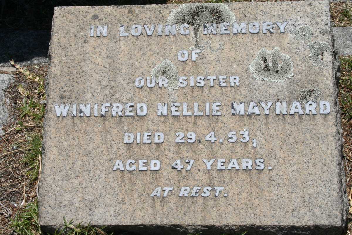 MAYNARD Winifred Nellie -1953