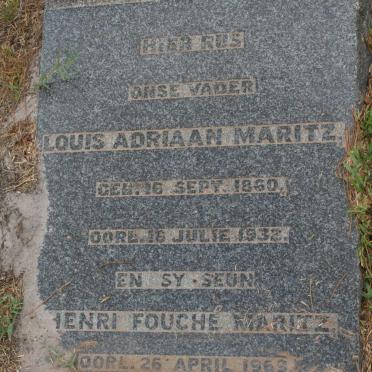 MARITZ Louis Adriaan 1860-1932 :: MARITZ Henri Fouche -1969