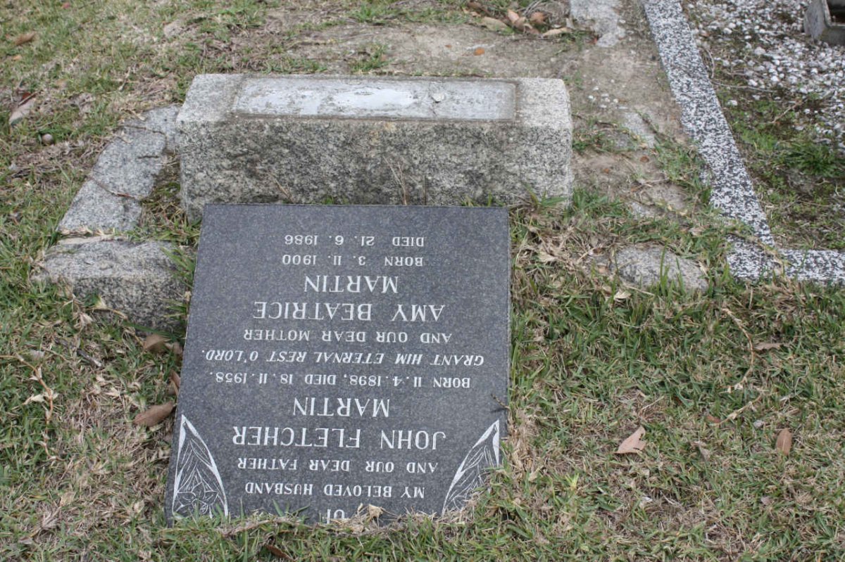 MARTIN John Fletcher 1898-1958 & Amy Beatrice 1900-1986