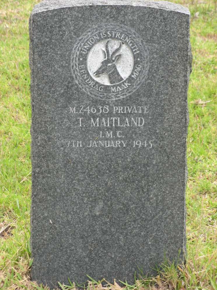 MAITLAND T. -1945