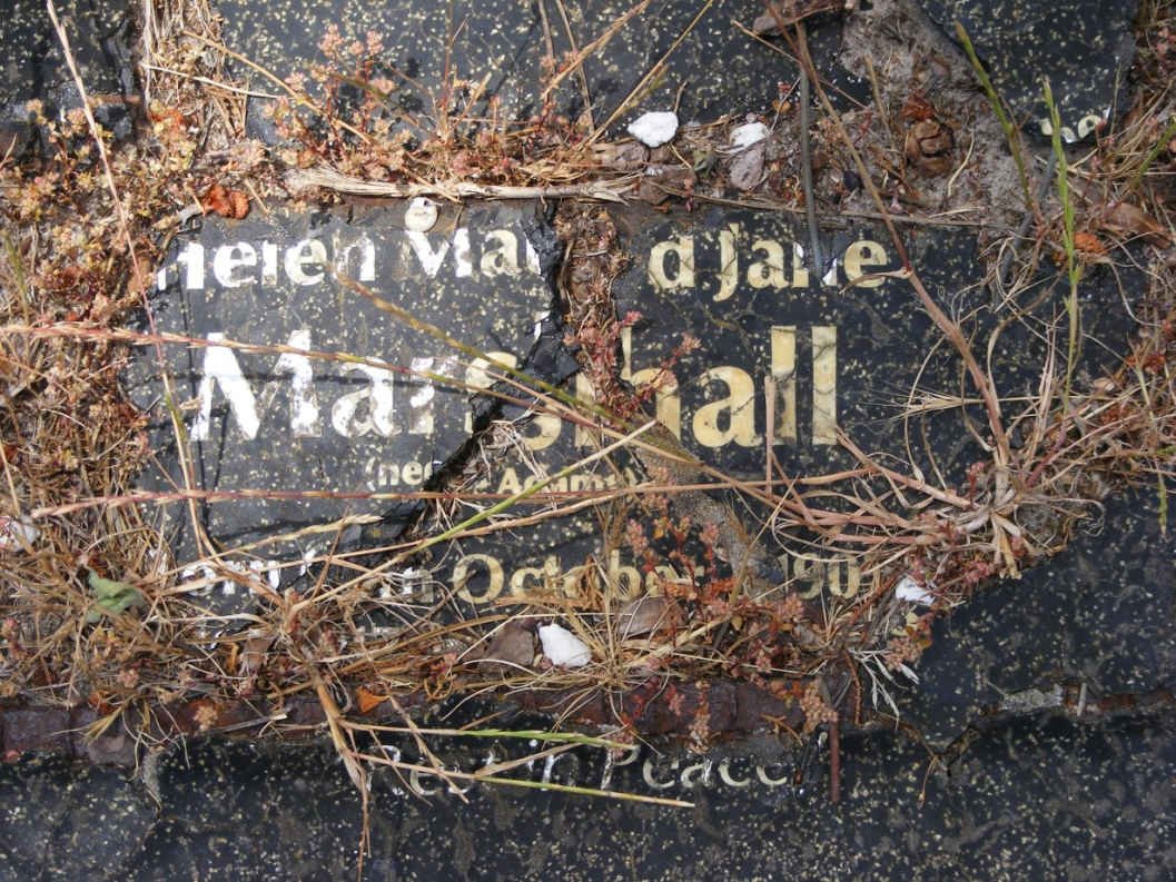 MARSHALL Helen Ma?d Jane nee ADAMS 190-
