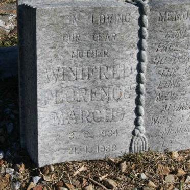 MARCUS Winifred Florence 1934-1988