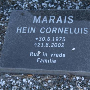 MARAIS Petrus Bernardus 1927-1969 :: MARAIS Hein Corneluis 1975-2002