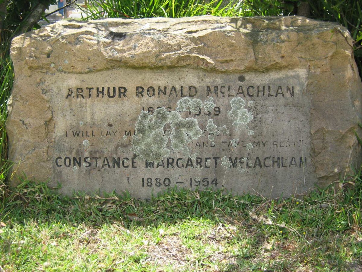 MCLACHLAN Arthur Ronald 1876-1939 & Constance Margaret 1880-1954