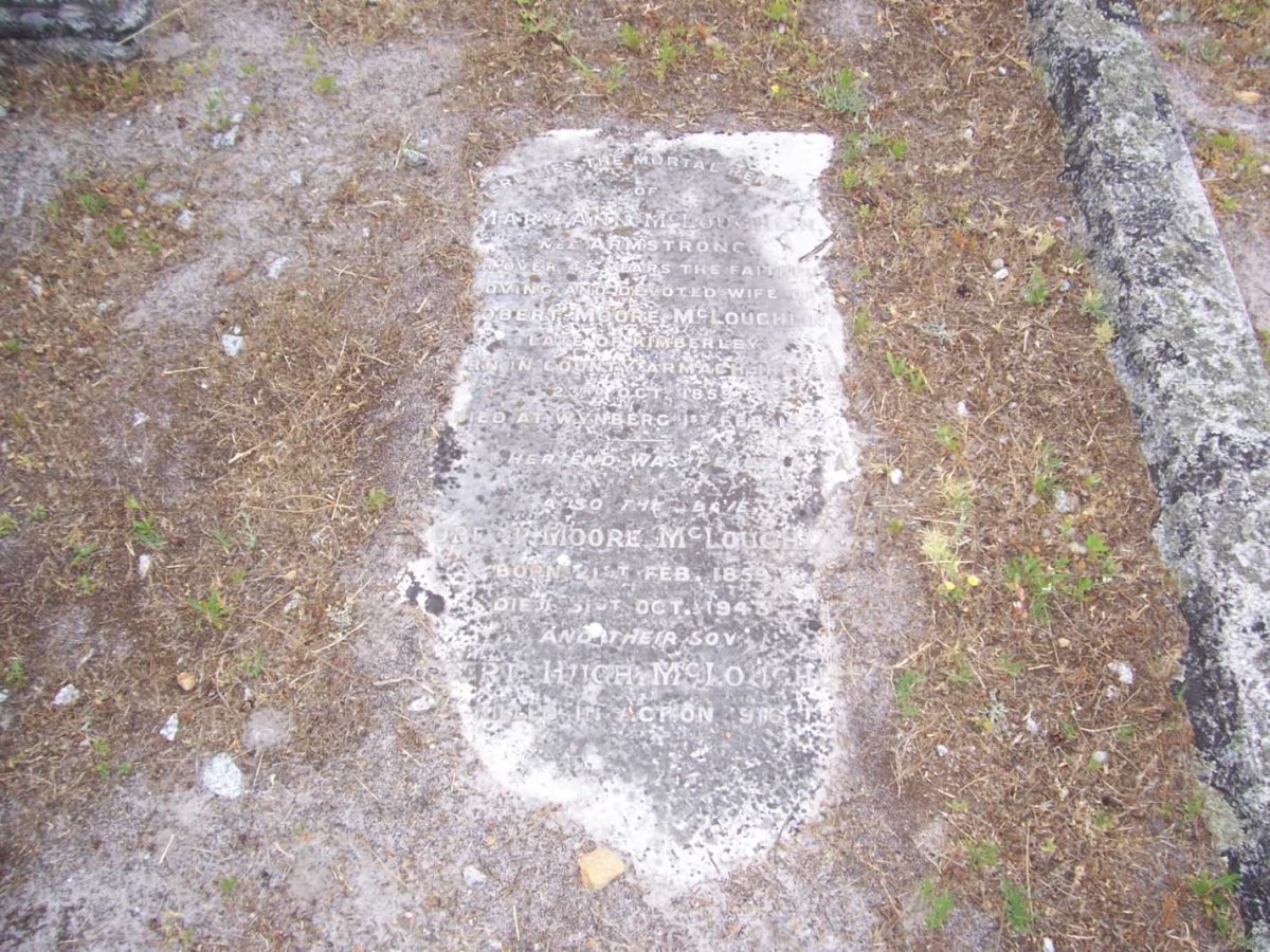 MCLOUGHLIN Robert Moore 1859-1943 & Mary Ann ARMSTRONG 1859-192? :: MCLOUGHLIN ?ert Hugh -1916
