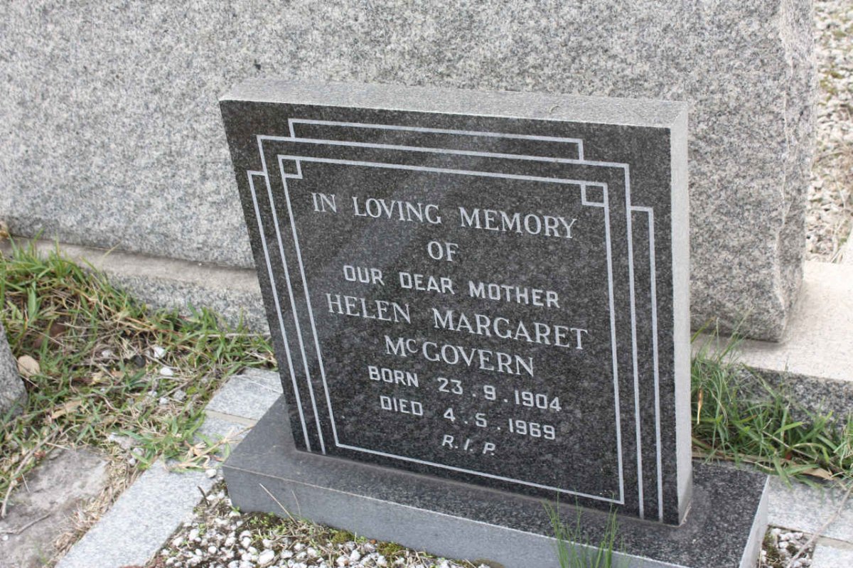 MCGOVERN Helen Margaret 1904-1969