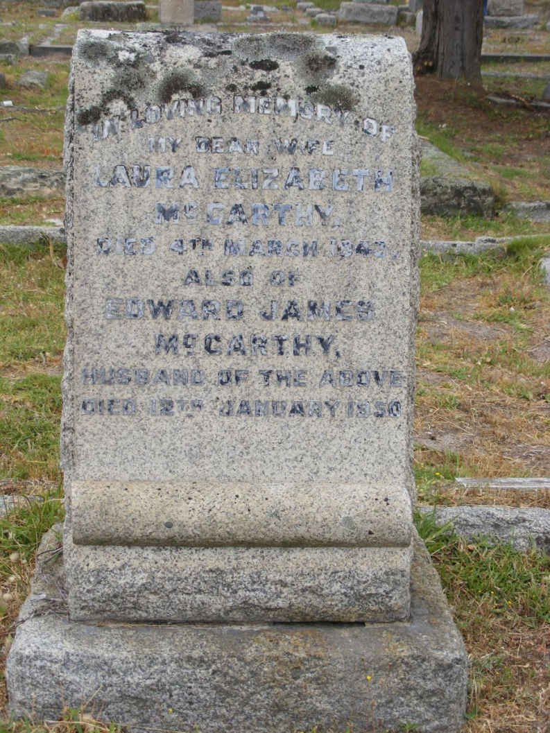 MCCARTHY Edward James -1950 & Laura Elizabeth -1943
