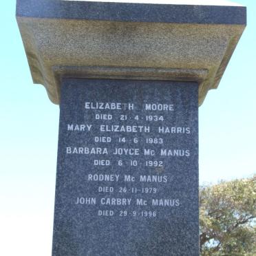 McMANUS :: MOORE :: HARRIS