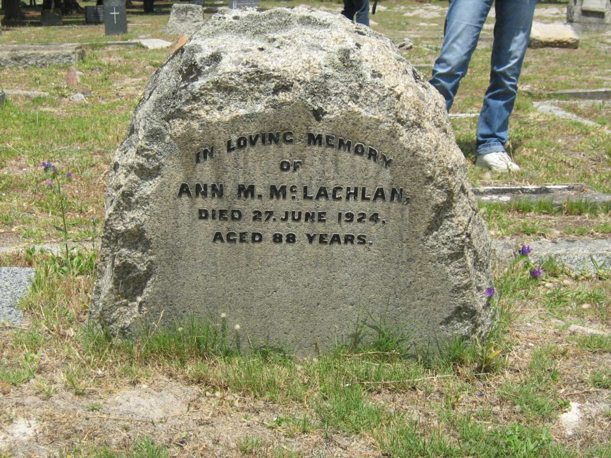 MCLACHLAN Ann M. -1924