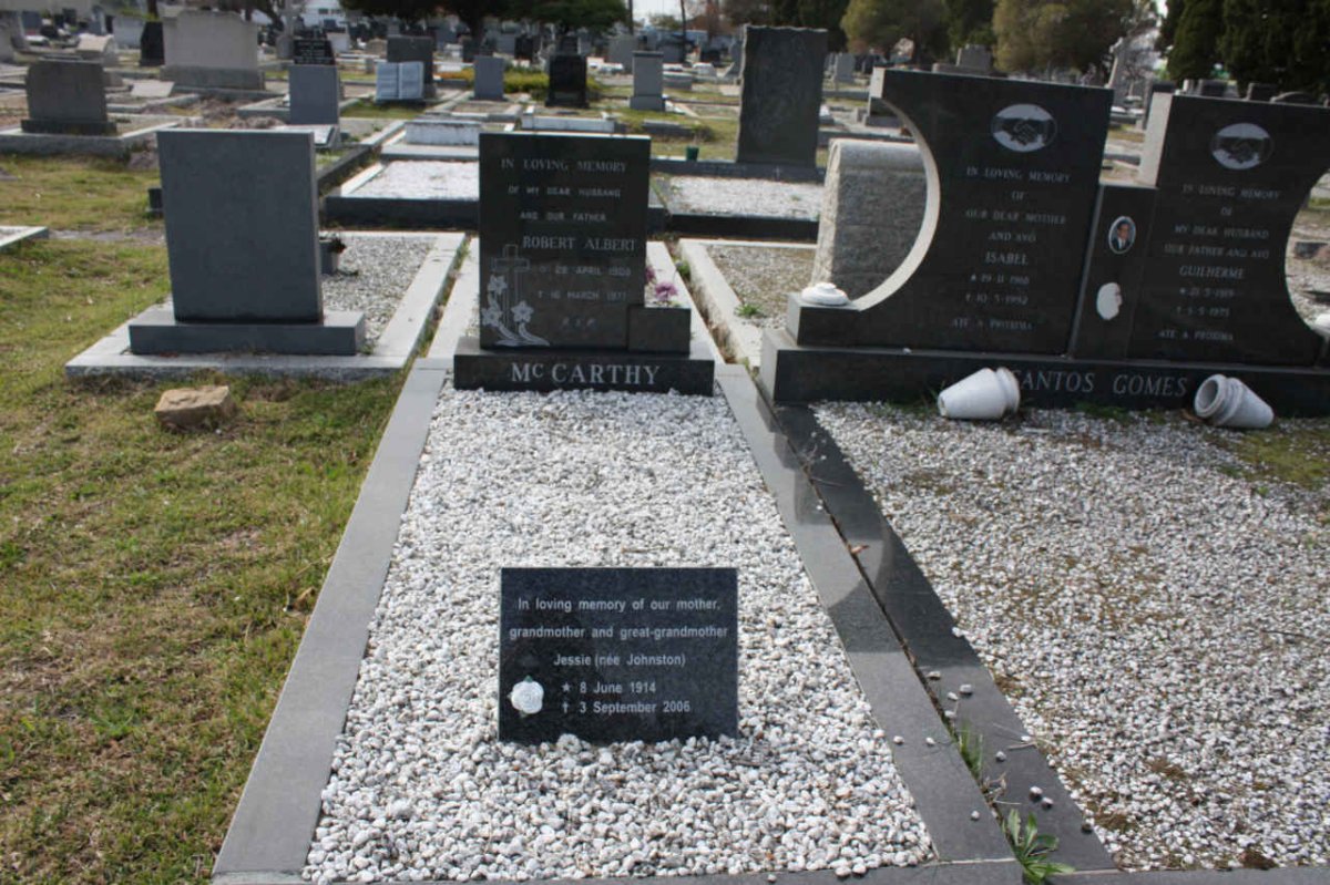 MCCARTHY Robert Albert 1908-1977 & Jessie JOHNSTON 1914-2006 _1