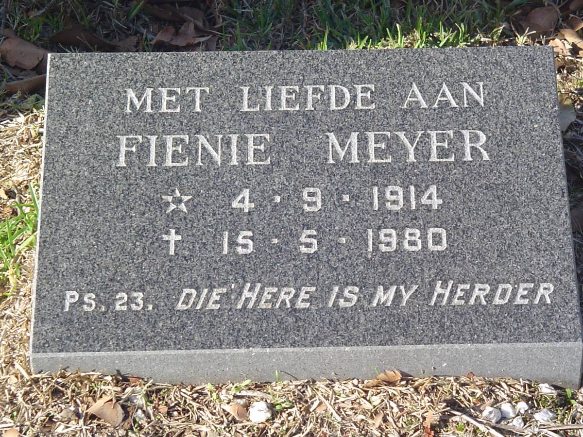 MEYER Fienie 1914-1980