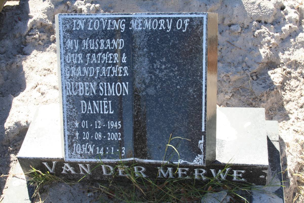 MERWE Ruben Simon Daniel. van der 1945-2002