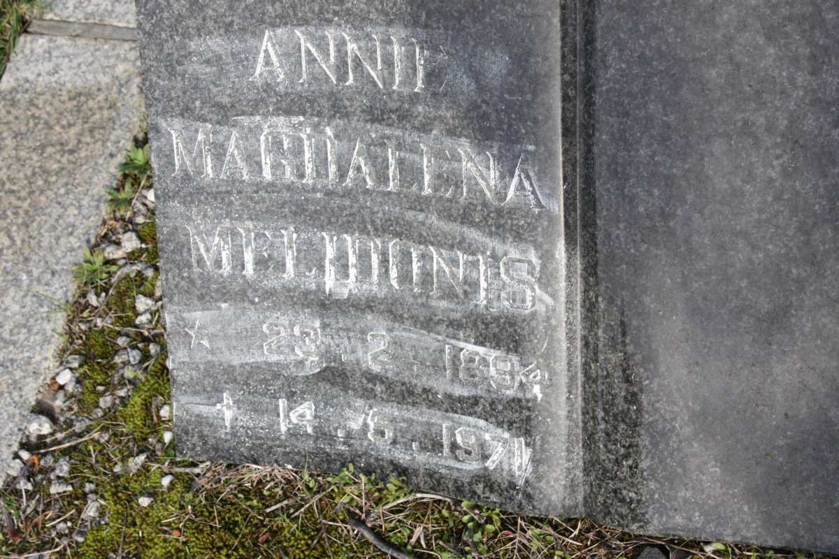MELIDONIS Annie Magdalena 1894-1974