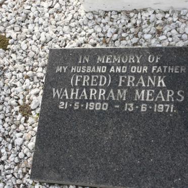 MEARS Frank Waharram 1900-1971