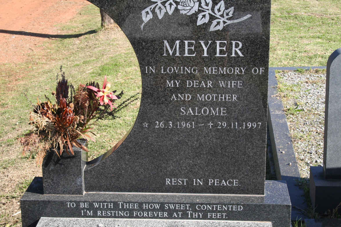 MEYER Salome 1961-1997