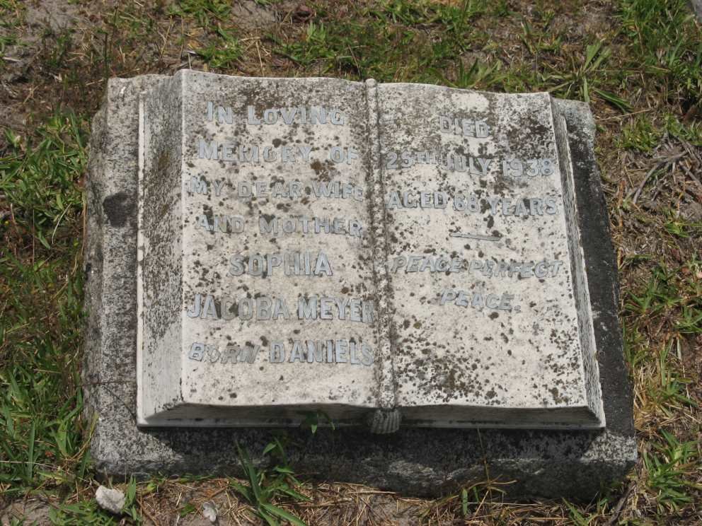 MEYER Sophia Jacoba nee DANIELS -1938