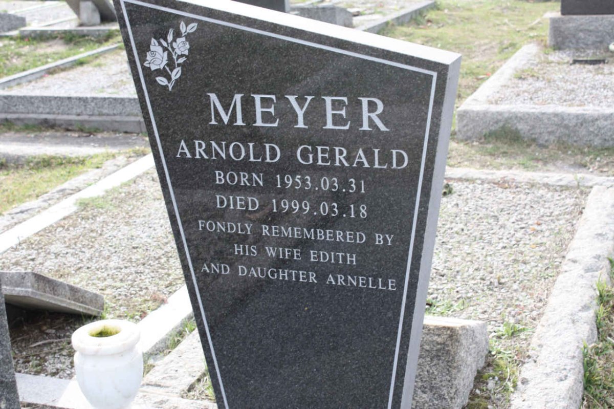 MEYER Arnold Gerald 1953-1999