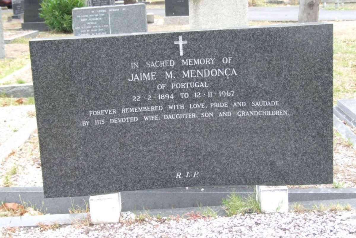 MENDONCA Jaime M. 1894-1967
