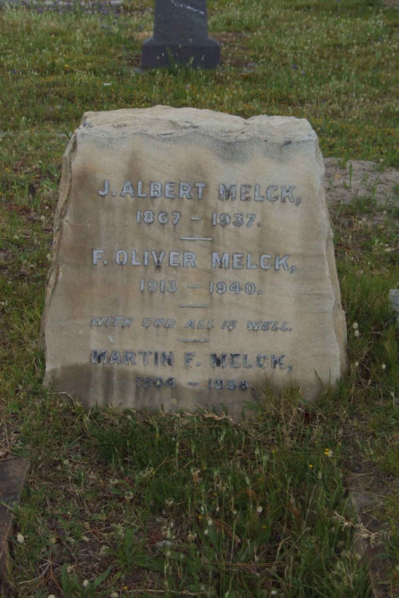 MELCK J. Albert 1867-1937 :: MELCK F. Oliver 1913-1940 :: MELCK Martin F. 1904-1958