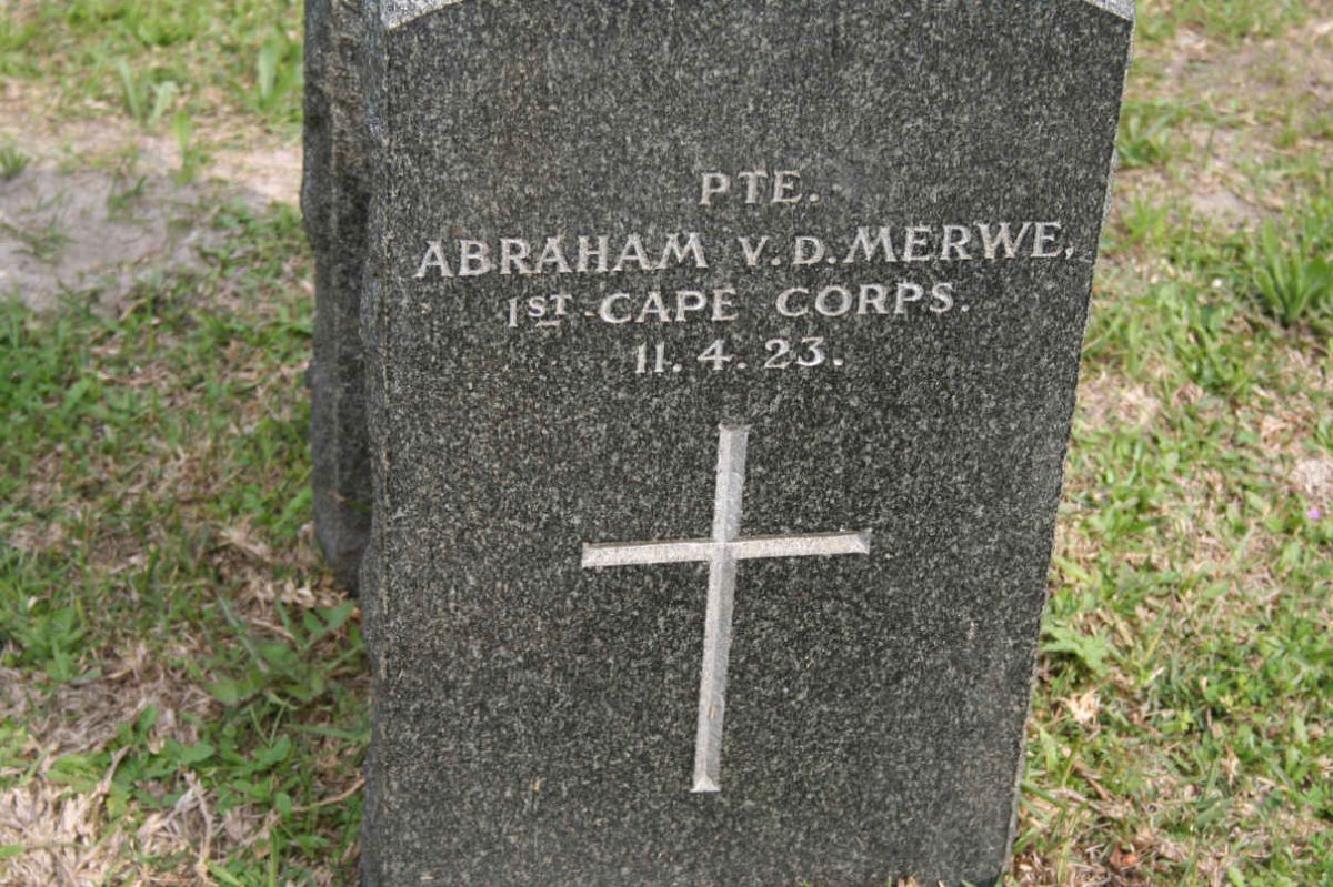 MERWE Abraham, v.d. -1923