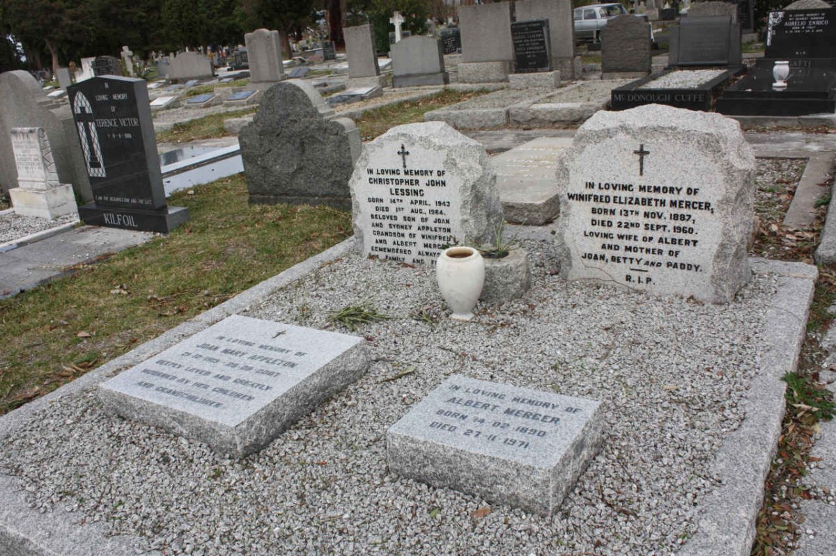 MERCER :: APPLETON Family grave