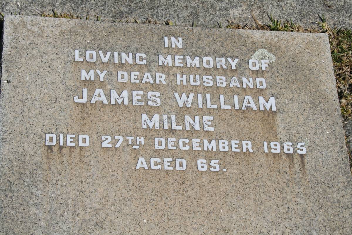 MILNE James William -1965