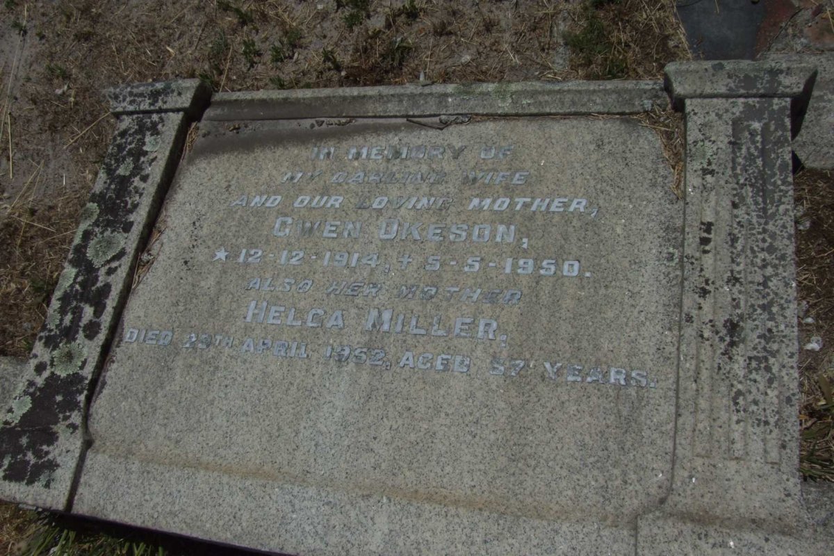 MILLER Helga -1952 :: OKESON Gwen 1914-1950