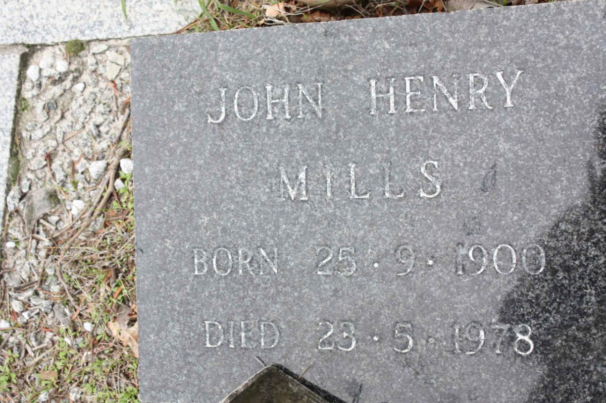 MILLS John Henry 1900-1978