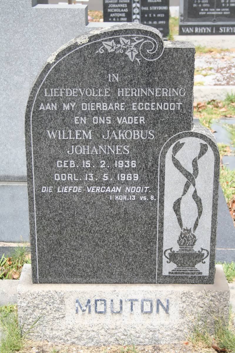MOUTON Willem Jakobus Johannes 1936-1969
