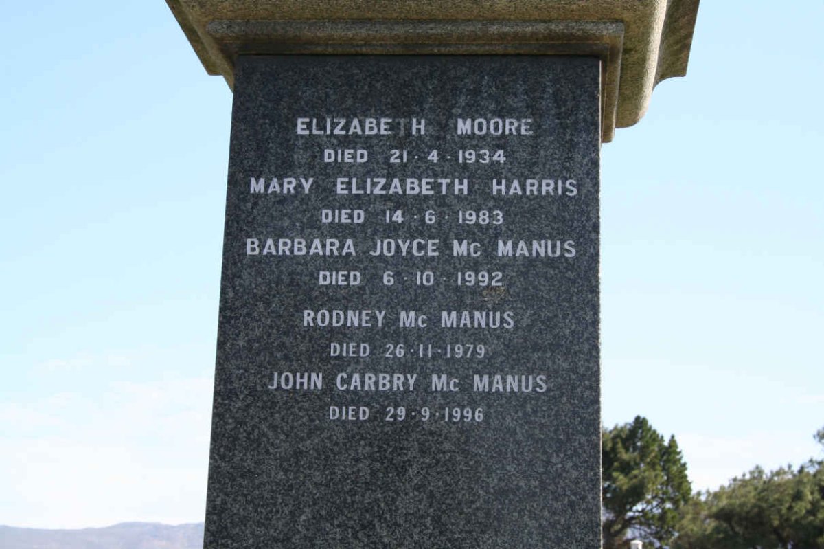 MOORE :: HARRIS :: MCMANUS