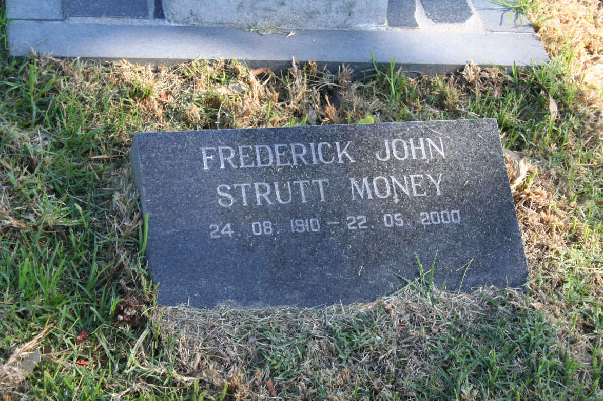 MONEY Frederick John Strutt 1910-2000