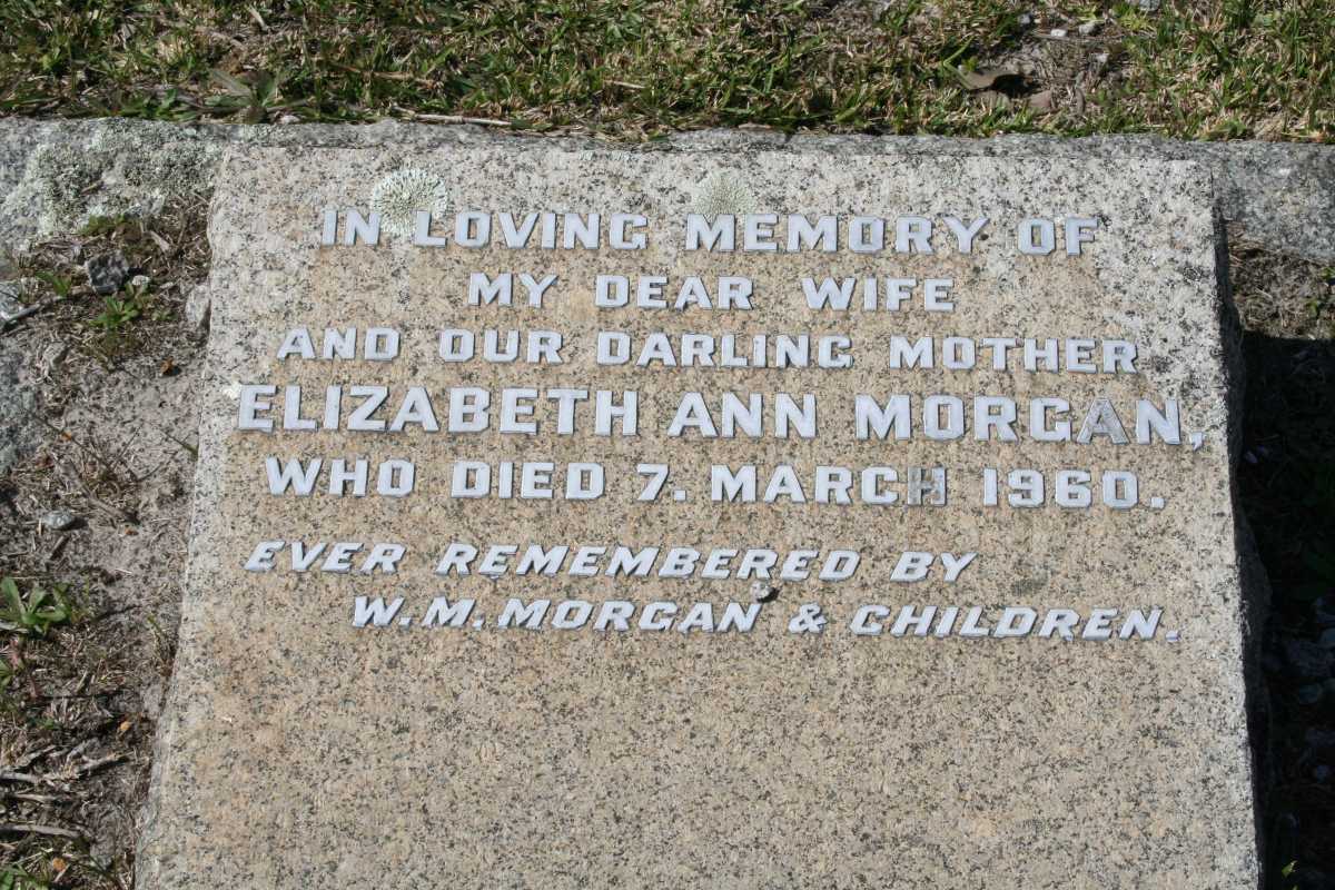 MORGAN Elizabeth Ann -1960