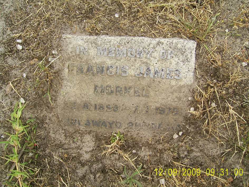 MORKEL Francis James 1898-1975
