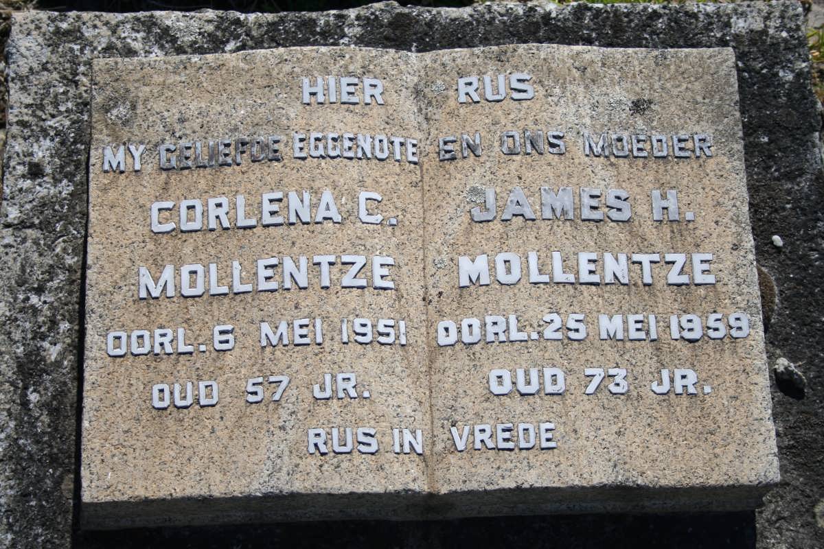MOLLENTZE James H. -1959 & Corlena C. -1951