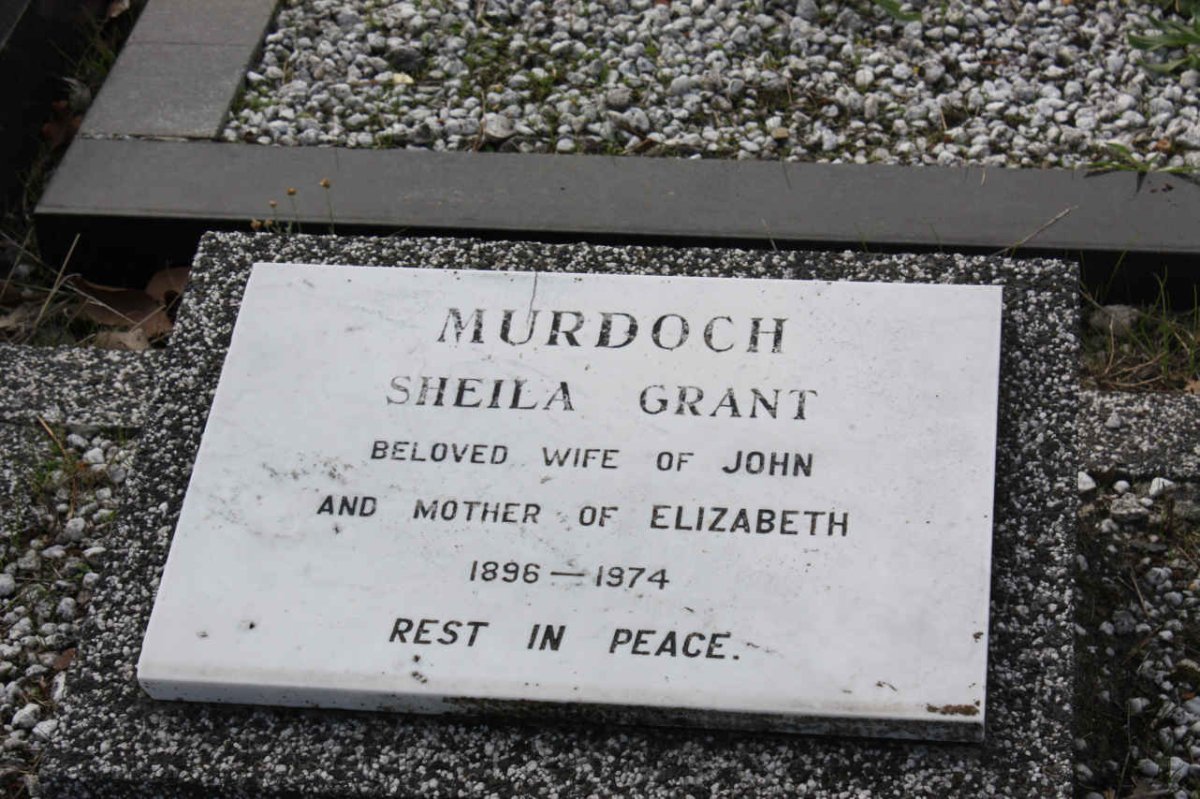 MURDOCH Sheila nee GRANT 1896-1974
