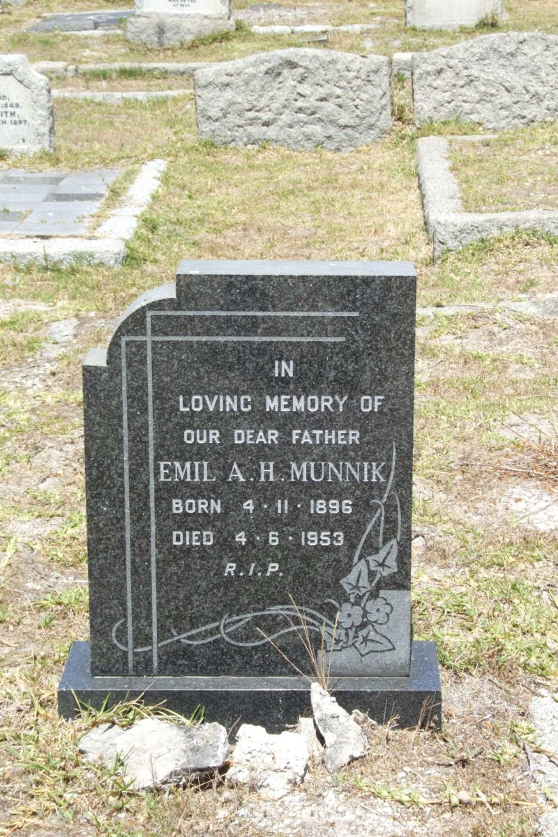 MUNNIK Emil A.H. 1896-1953