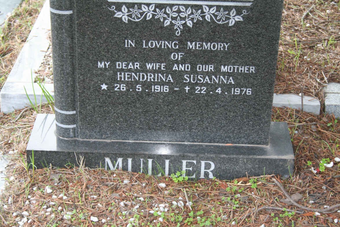 MULLER Hendrina Susanna 1916-1976