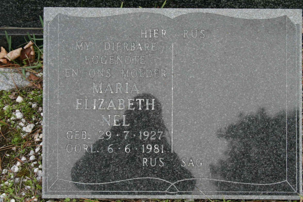 NEL Maria Elizabeth 1927-1981