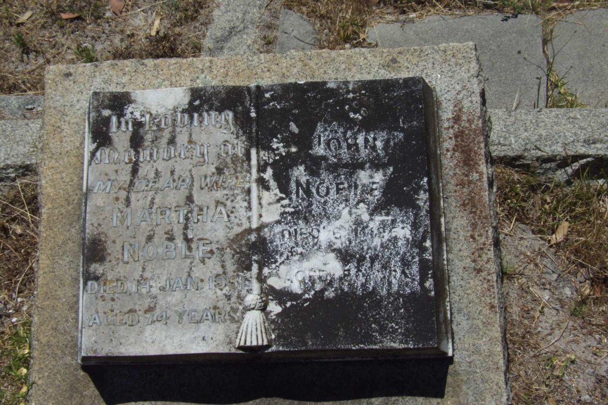NOBLE John -1957 &amp; Martha -1951