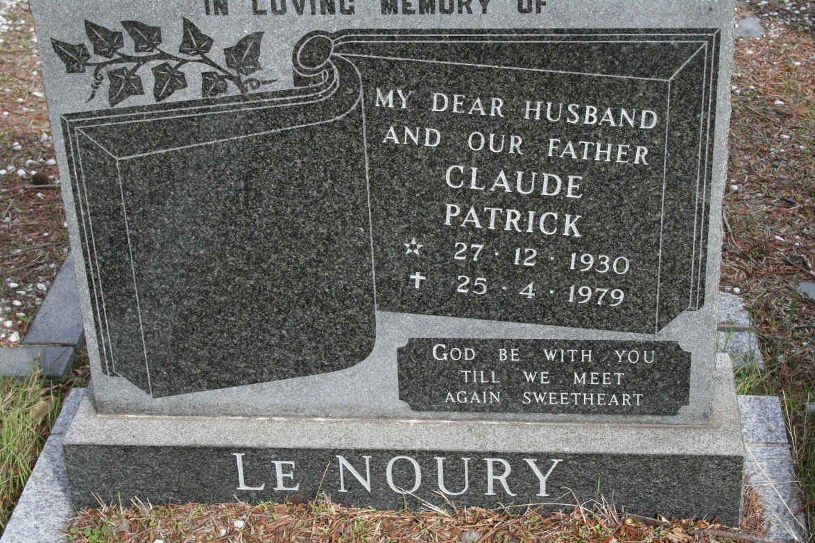 NOURY Claude Patrick, le 1930-1979