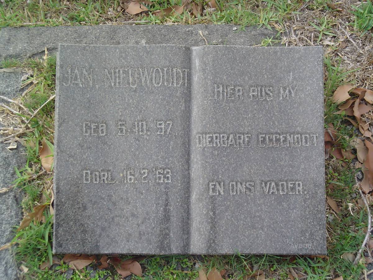 NIEWOUDT Jan 1897-1963