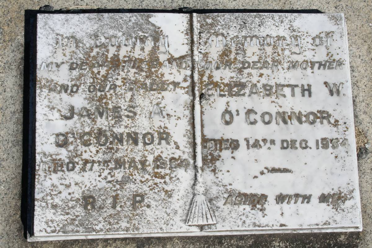 O'CONNOR James A. -1954 &amp; Elizabeth W. -1954